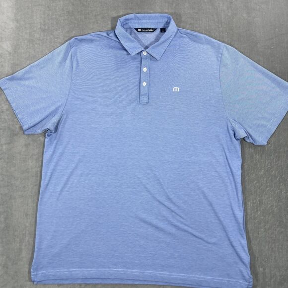 Travis Mathew Other - Travis Mathew Mens XXL Blue Golf Polo Shirt